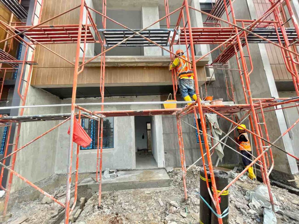 Pengerjaan Facade 75A